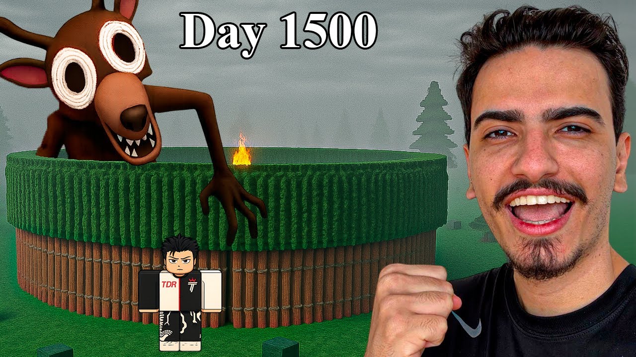 SOBREVIVI 1500 DIAS NO 99 NOITES NA FLORESTA 🌳✅