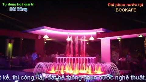 Đài phun nước quán cafe Bookafe Quy Nhơn Bình Định