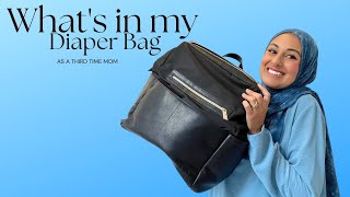 What's in my diaper bag - as a third time mom