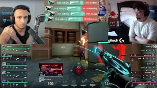 Streamers React To TLN JitboyS 4k Against PRX In VCT
