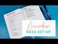 November Bullet Journal Set-Up [NaNoWriMo Update!]