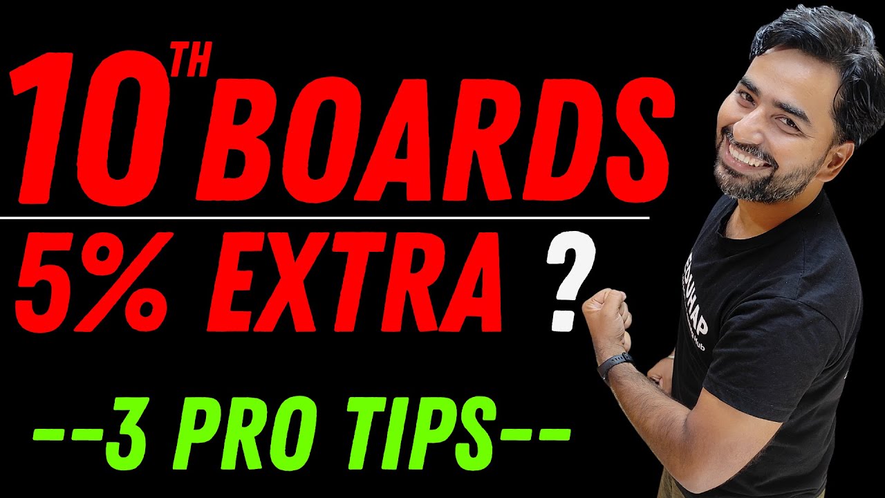 3 Pro Tips to secure good marks in Board Exams || 