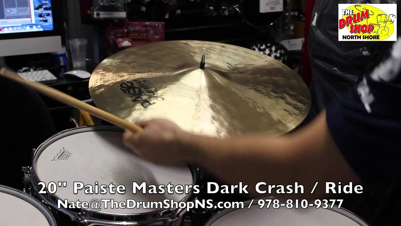 Paiste Masters Series Dark Crash / Ride 20'' The Drum Shop North