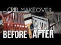 Baby Crib & Changing Table Makeover | Outdated Crib Transformation