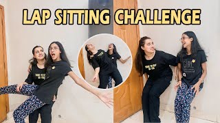 Wallsit Lap Sitting Challenge Funny Video Zoya Noor Vlogs Jesica Noor