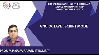 GNU Octave : script mode