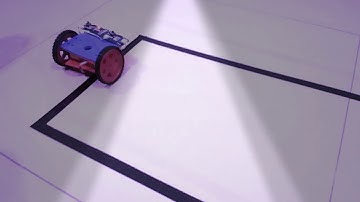 Witblox challange no.1, line following robot with dark sensor