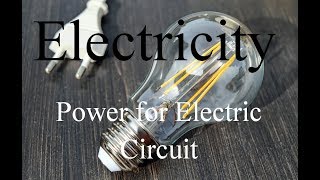 Example 3 power for electric circuit