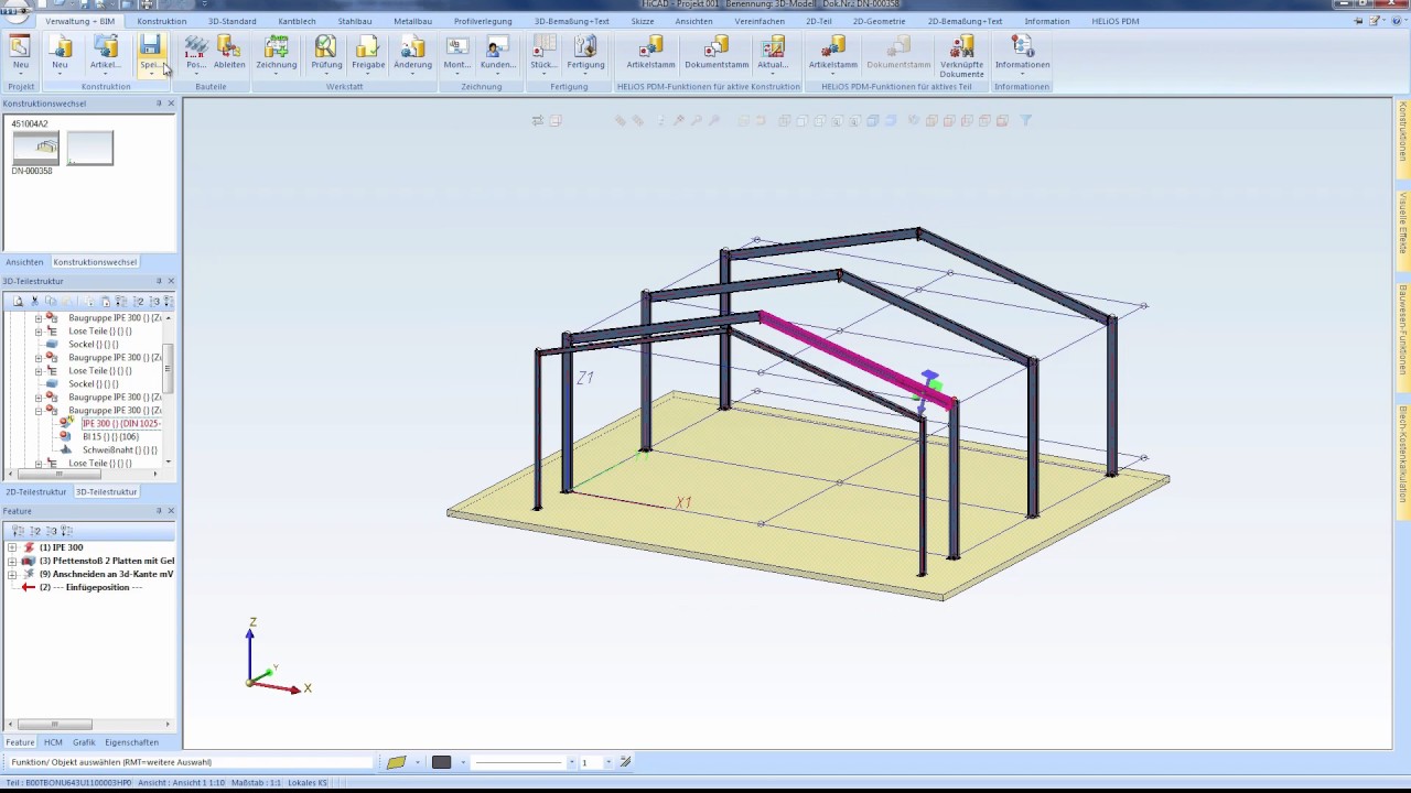 HiCAD 2017 SP1 | ShortClips: Mounting drawings - YouTube