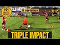 TRIPLE IMPACT - Flow + Control + Direction | 8 Variation | U12+ Football Training