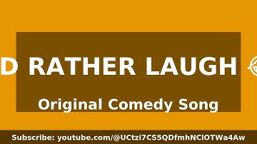 “When Life Gets Tough… I’d Rather Laugh 🎶 Funny Original”