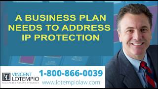 Business Plans need to address IP