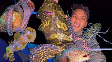 12H Lặn Biển Bắt Bạch Tuộc Khổng Lồ, Tôm Hùm Và Hải Sản Đã Tay