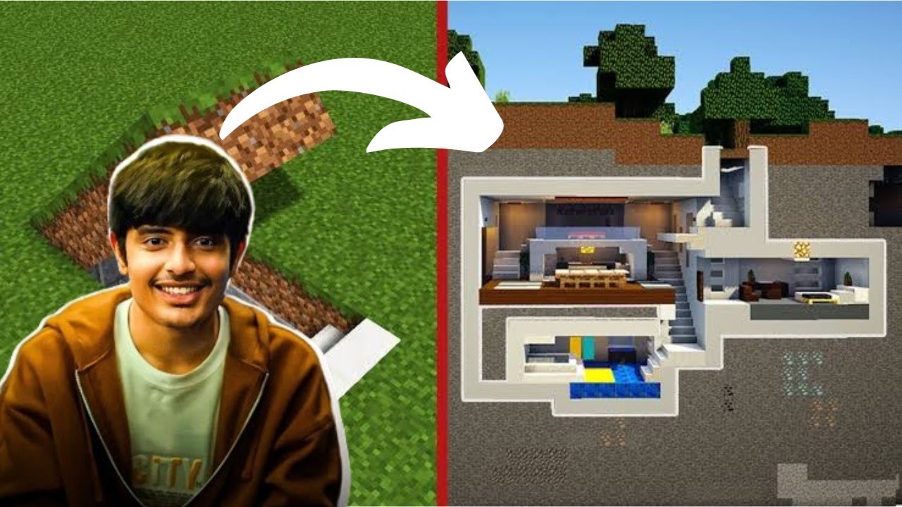 I Made SECRET UnderGround Base In Minecraft Survival / ogre