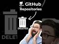How to delete GitHub repositories? Here's how in 60 seconds! #coding #shorts