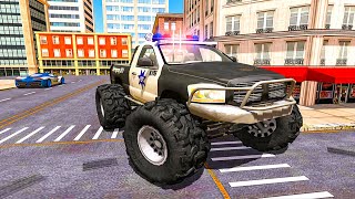 police truck driver simulator Police 4x4 Monster Truck Stunts Driver Simulator 3D - Android Gameplay screenshot 5