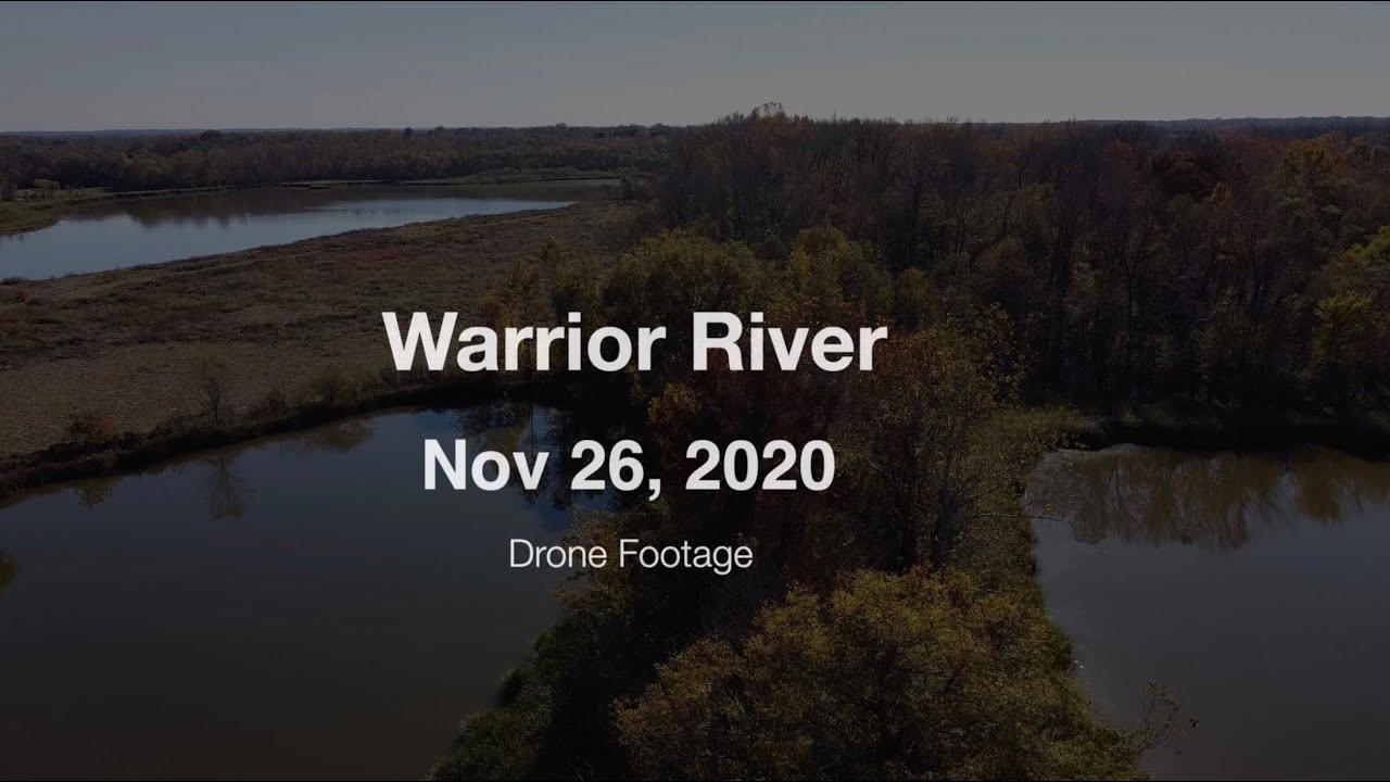 Drone Footage of the Warrior River Knoxville Alabama 11262020 YouTube