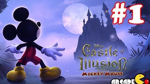 Disney Mickey Mouse: Castle of Illusion - Part 1 Enchanted Forest Walkthrough Gameplay