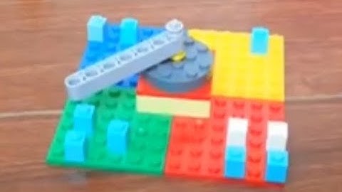 Hướng dẫn Lego vòng quay chiếc nón kì diệu - How to build Lego wheel of fortune