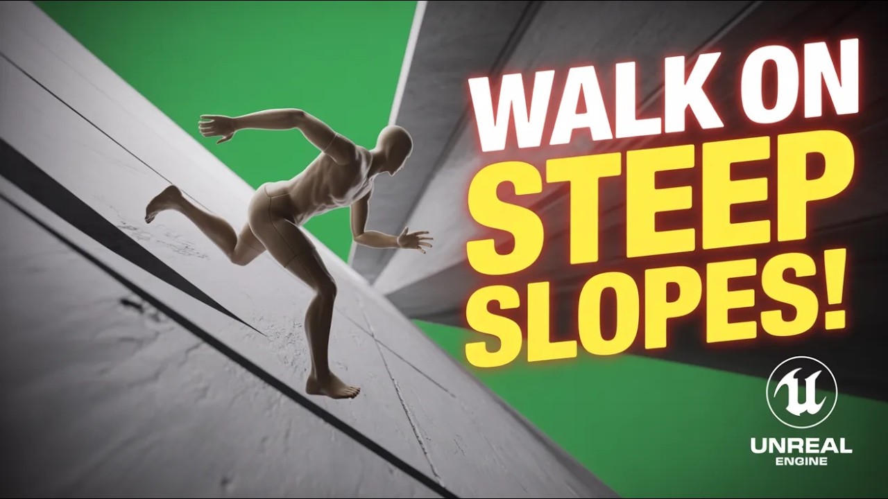 How To Walk On Steep Slopes (Stop Sliding!) in Unreal Engine 5 - YouTube