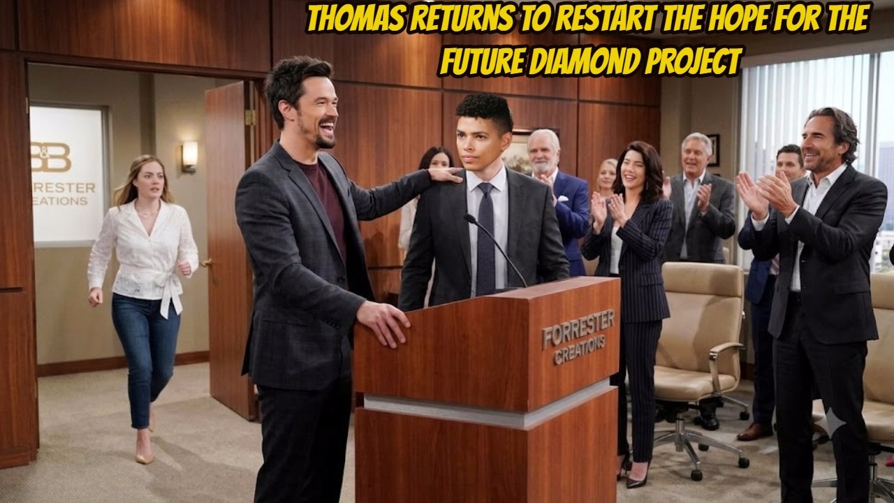 Thomas returns to reboot Hope for the Future Diamond with Zende The Bold and The Beautiful Spoilers