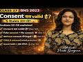 Class 27 BNS 2023 | Consent, Good Faith &amp; Law ⚖️ | Sections 52-56 BNS 2023