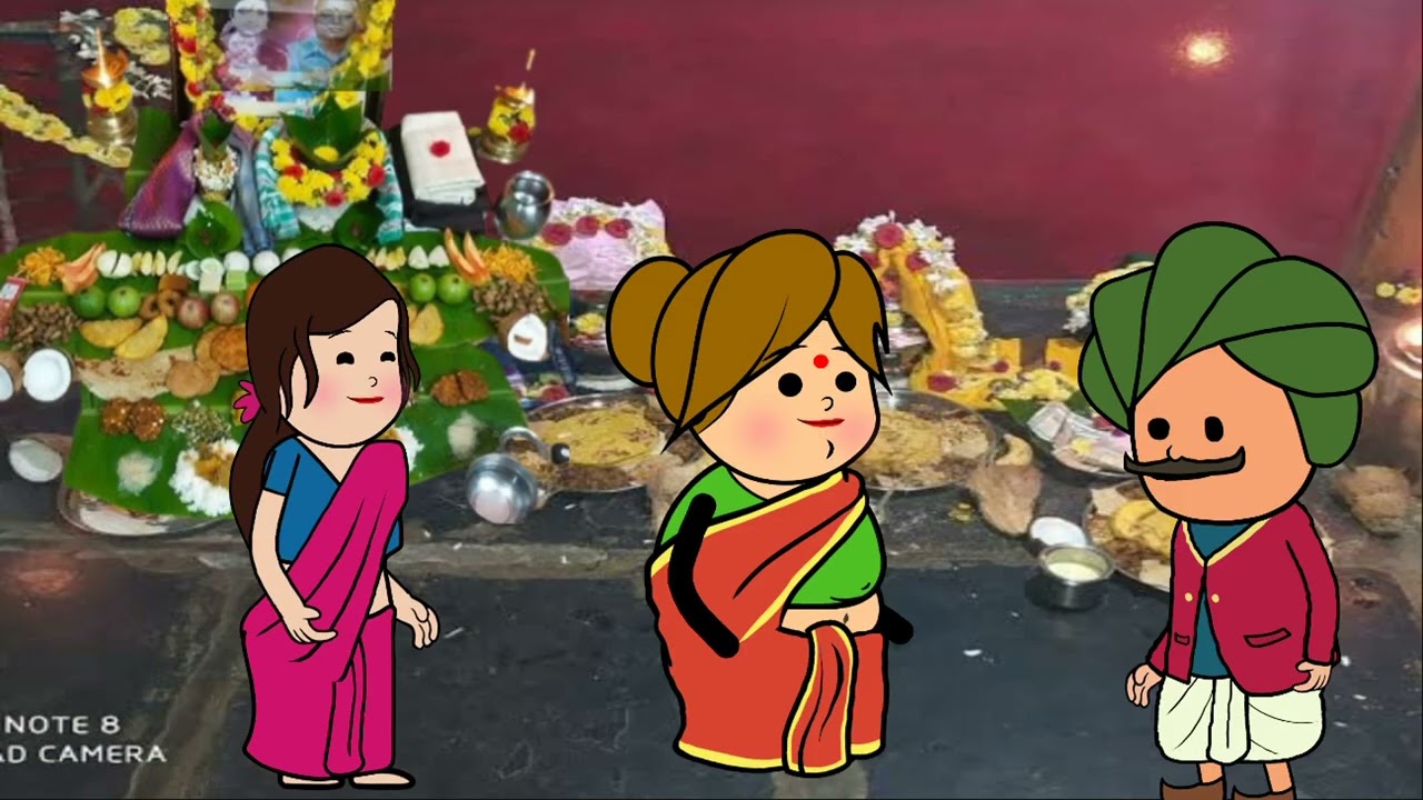 ಮಾರನವಮಿ ಹಬ್ಬ : ಹಿರಿಯರಿಗೆ ಎಡೆ‌ ಹಾಕಿದ ಪುಟ್ರಂಗಜ್ಜಿ.. ಸೀನಪ್ಪನಿಗೆ ತಾತನ ಎಣ್ಣೆ ಬೇಕಂತೆ