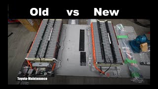 Toyota Prius Hybrid Battery Old vs New Comparison