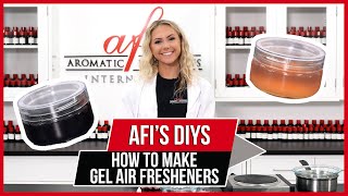 How to make Gel Air Freshener | AFI's DIYs