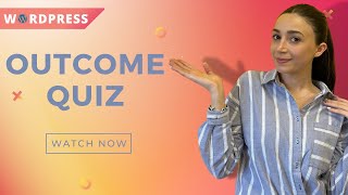 How to create an Outcome Quiz in WordPress | Show Different Results Based on Answers