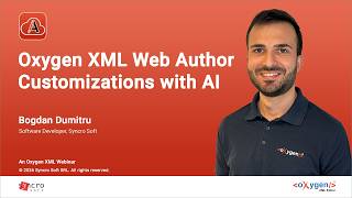 Webinar: Oxygen XML Web Author Customizations with AI