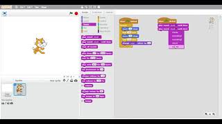 Scratch 2 Cat dance code