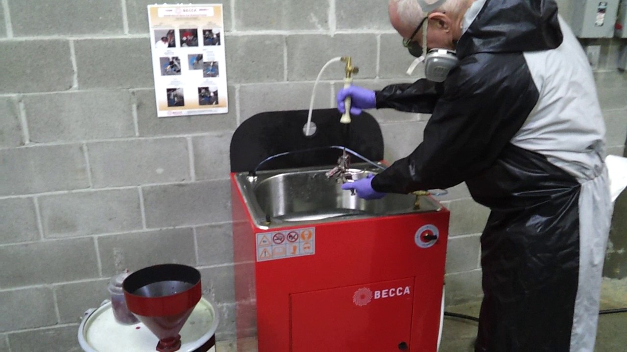 S100M Spray Gun Cleaning Procedure YouTube