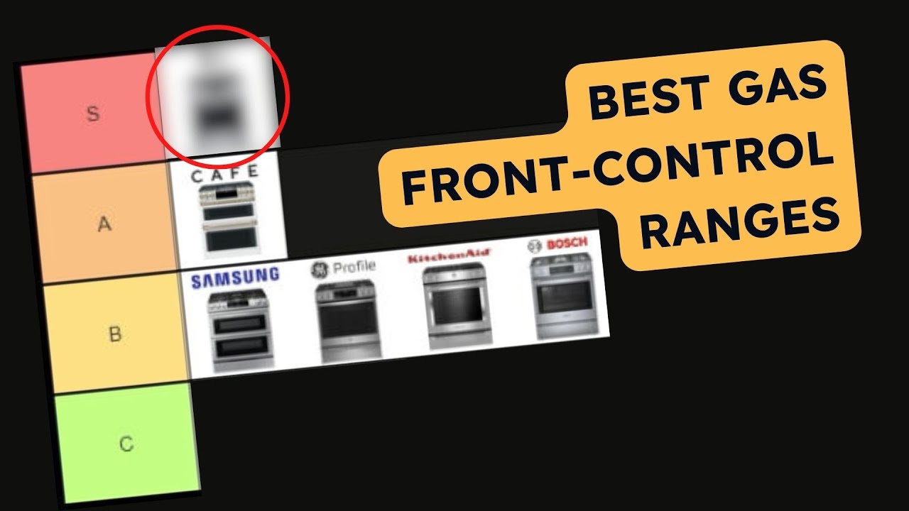 Best Gas Front Control/Slide In Ranges Tier Rating YouTube