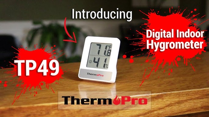 ThermoPro TP200BW Wireless Indoor Outdoor Thermometer with Temperature  Sensor Up to 500FT, Outdoor Thermometers