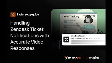 Automate Zendesk Ticket Responses with AI Video Search | VideoDB + Zapier Tutorial