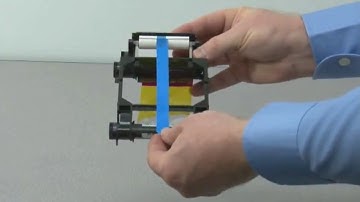 Zebra ZXP Series 1 - How to Load Ribbons