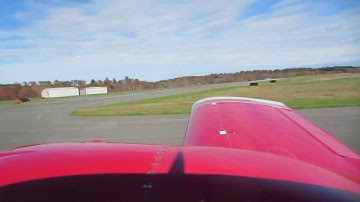 Piper Apache-Geronimo N4462P Takeoff and Touch and Go at KBVY (11/3/12)