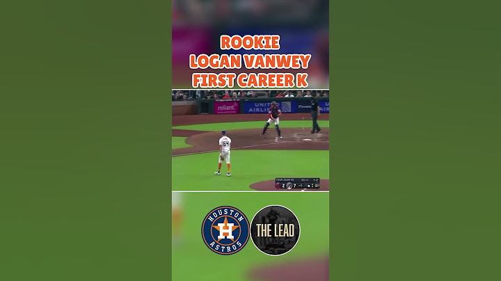 Astros Rookie Logan VanWey First Career Strikeout