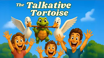 The Talkative Tortoise | English Story for kids | Moral Story for kids | Bed Time Story for kids