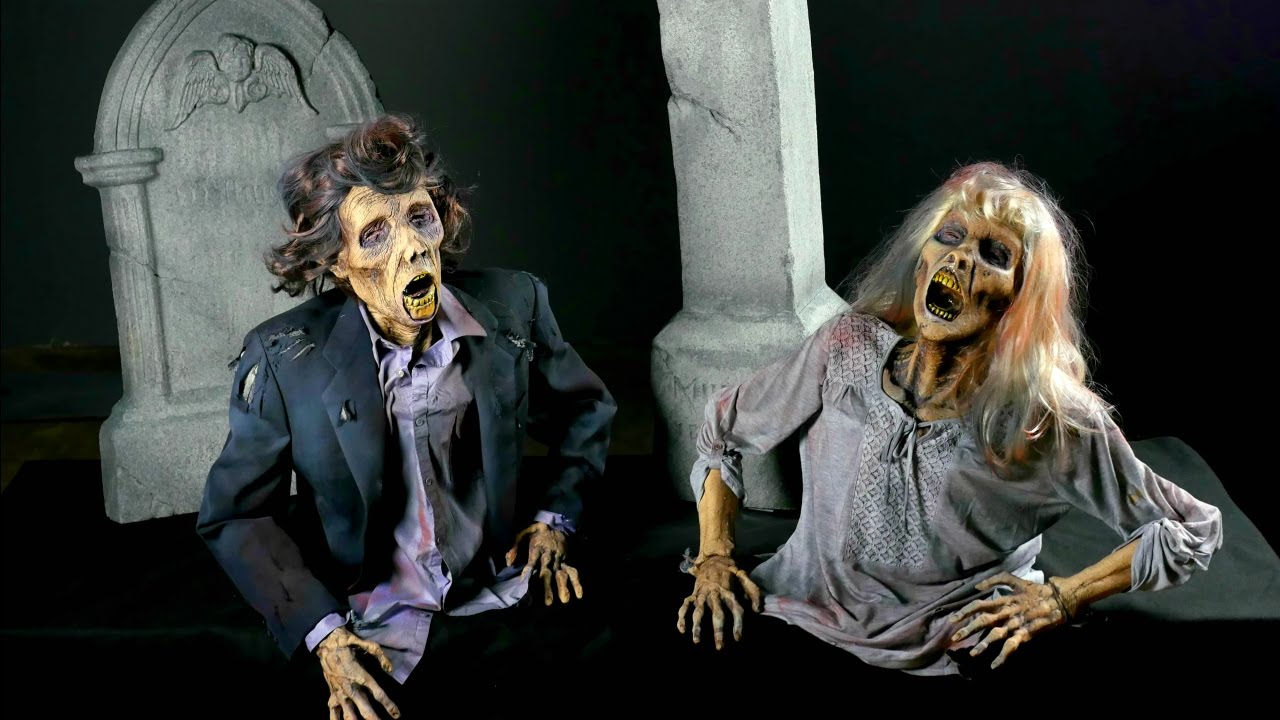 Zombie Grave Buster Tombstone Scene