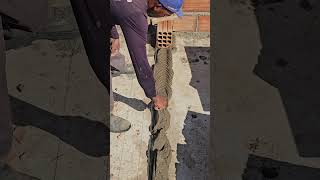 levantamento de parede #pedreiro #construção #obra #reforma