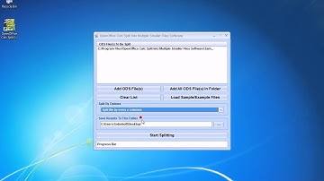 How To Use OpenOffice Calc Split Into Multiple Smaller Files Software