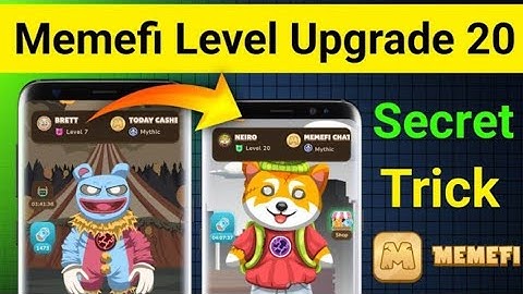 Memefi Level Upgrade 20 Secret Trick || Memefi Level 20 || Memefi Listing Date || Memefi Airdrop