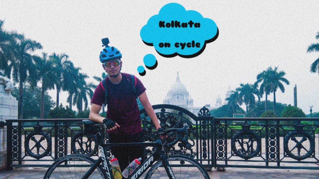 Cycling around Kolkata! 🚴Shyambazar to Kalighat via Victoria Memorial 😌