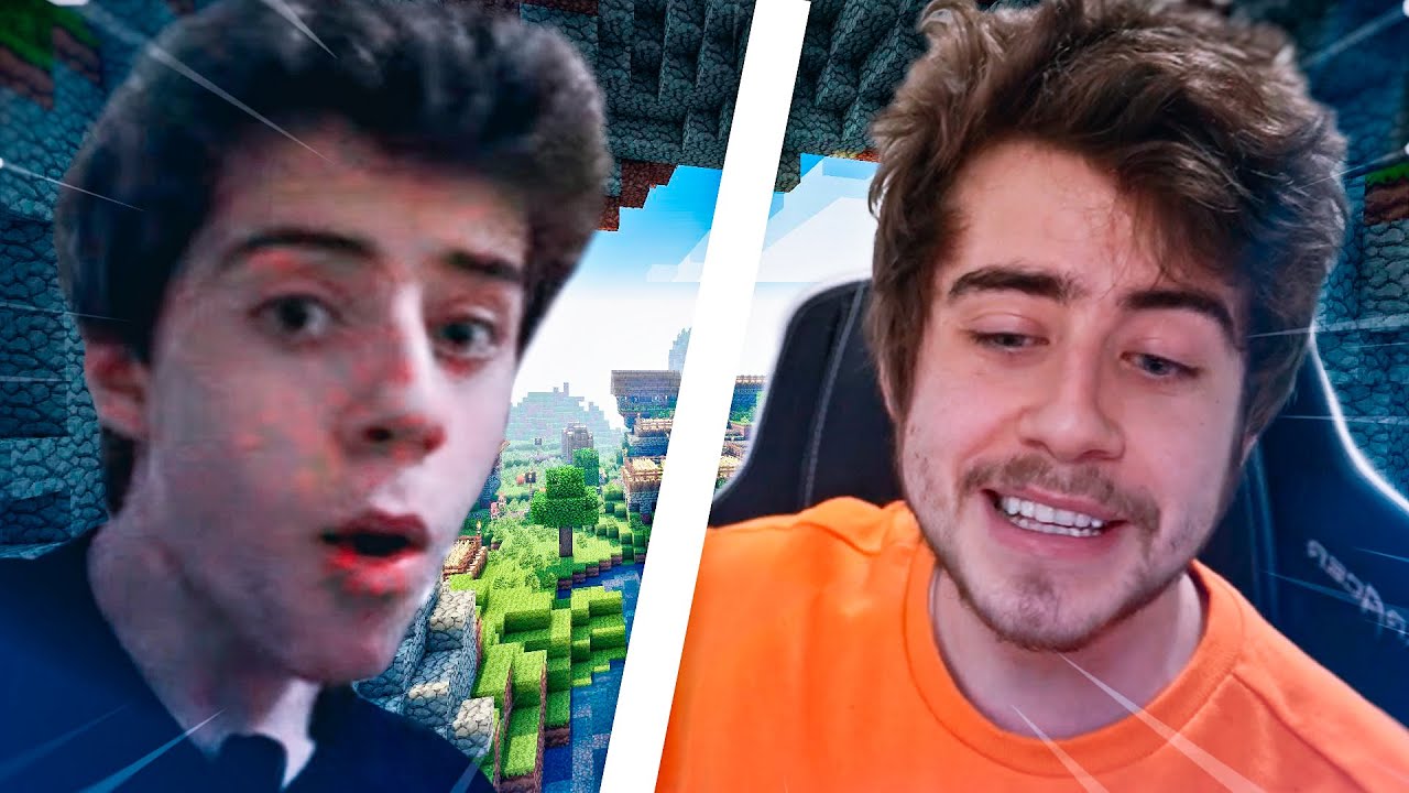 cellbit recriando a própria série no minecraft de 8 anos atras