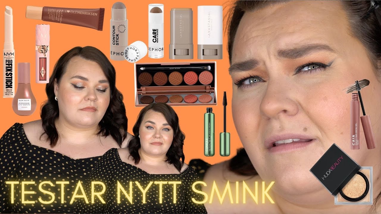TESTAR NYTT SMINK, sjukaste ärligt talat??