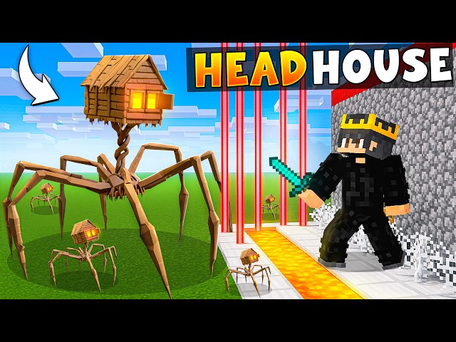 HOUSE HEAD vs SECURITY HOUSE in Minecraft!