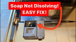 Dishwasher Soap Not Dissolving! Top three reasons dishwasher is not cleaning working correctly.