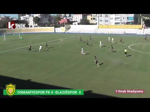 Osmaniyespor Elazığspor Karşılaşması Maç özeti 